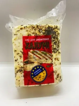 Сир халумі з м'ятою